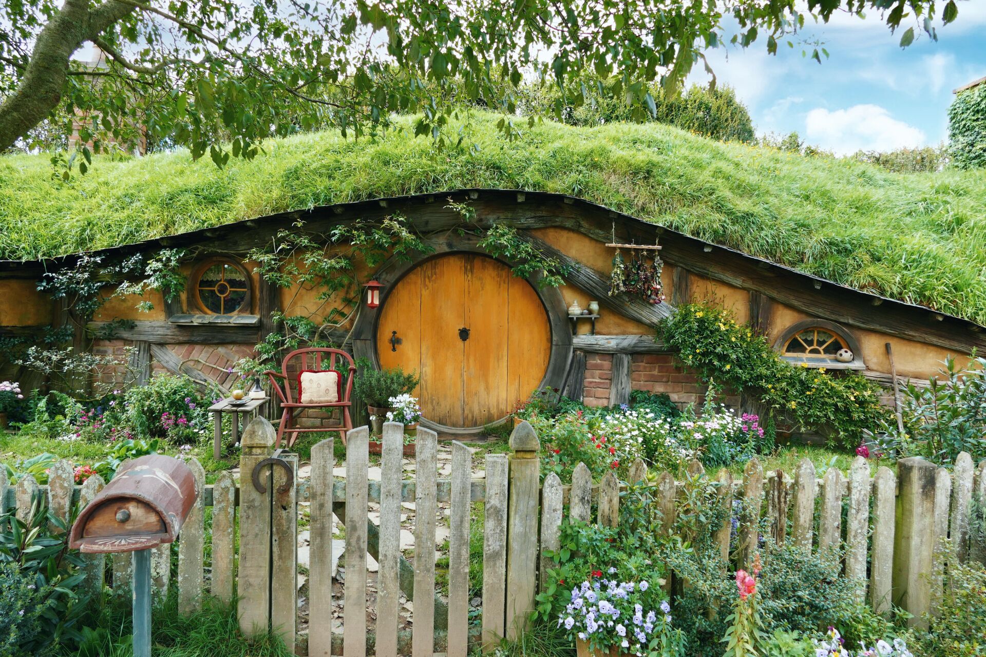 Bild aus Hobbiton in Neuseeland